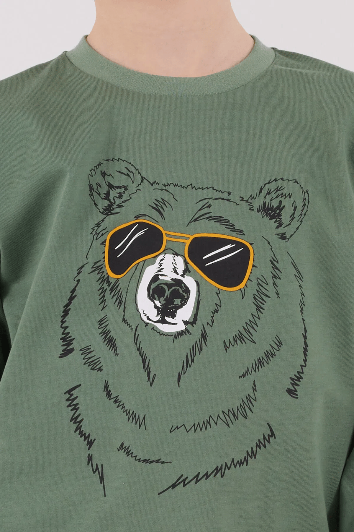 Rolypoly Erkek Çocuk Pijama Takım 9-15 Yaş Yeşil