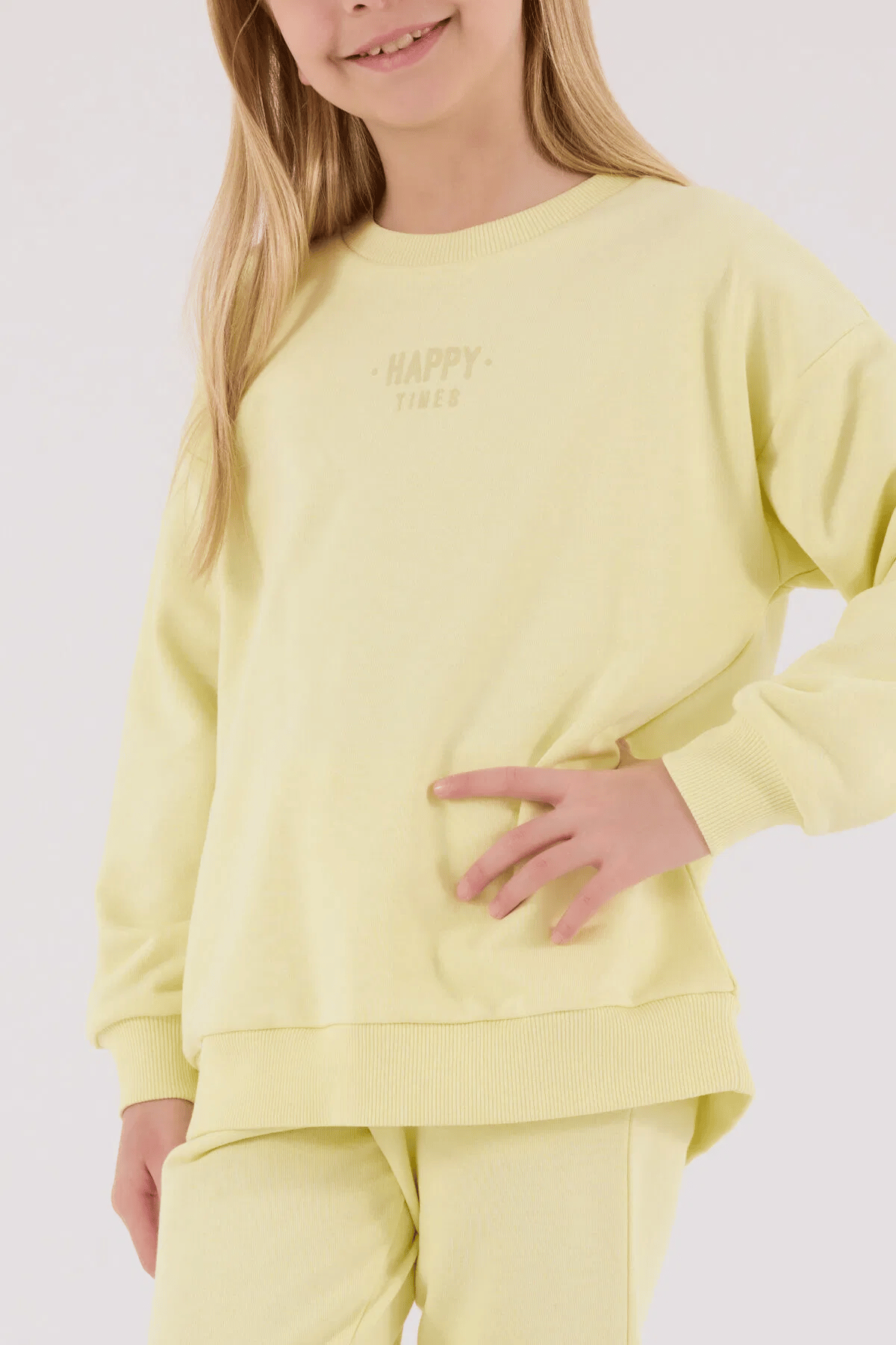 Rolypoly Kız Çocuk Eşofman Takım 2-8 Yaş Sarı