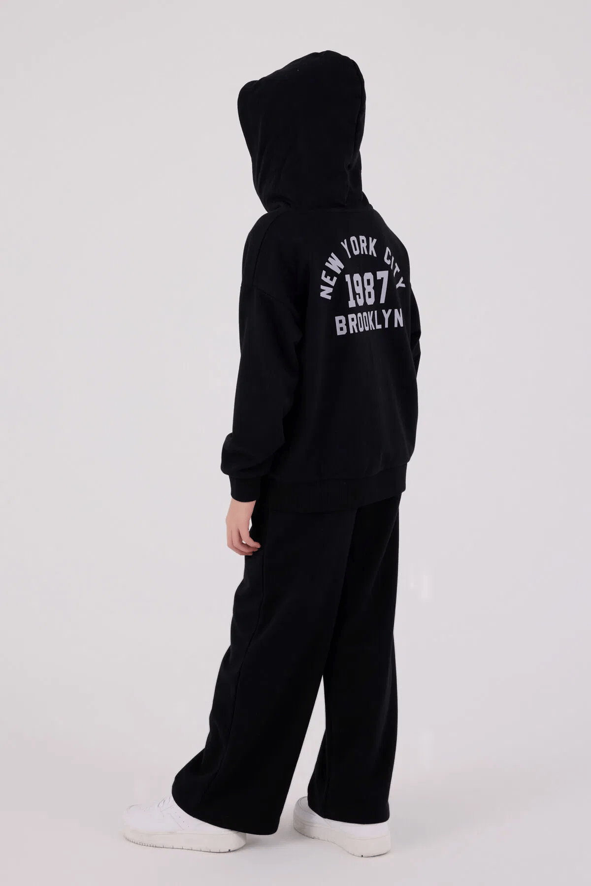 Rolypoly Kız Çocuk Eşofman Takım 9-15 Yaş Siyah