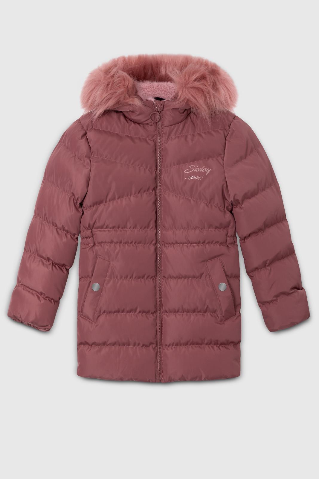 Sisley Kız Çocuk Şişme Mont 6-14 Yaş Pembe