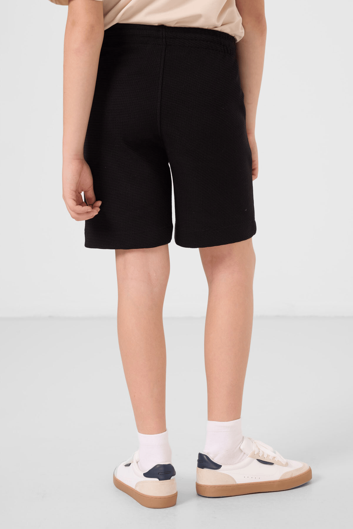 Tommylife Erkek Çocuk Pamuklu Şort 7-15 Yaş Siyah