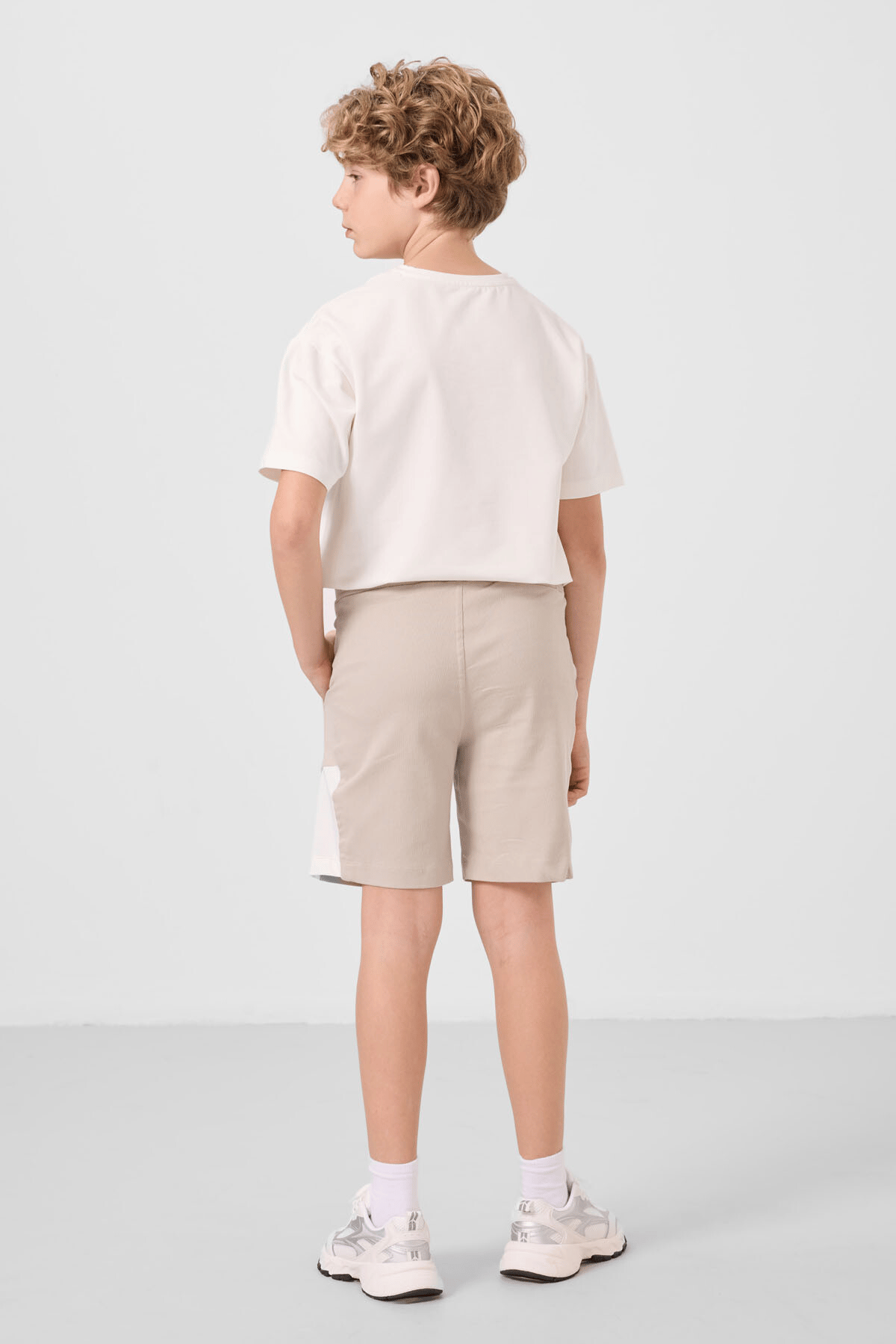 Tommylife Erkek Çocuk Şortlu Takım 7-15 Yaş Beyaz