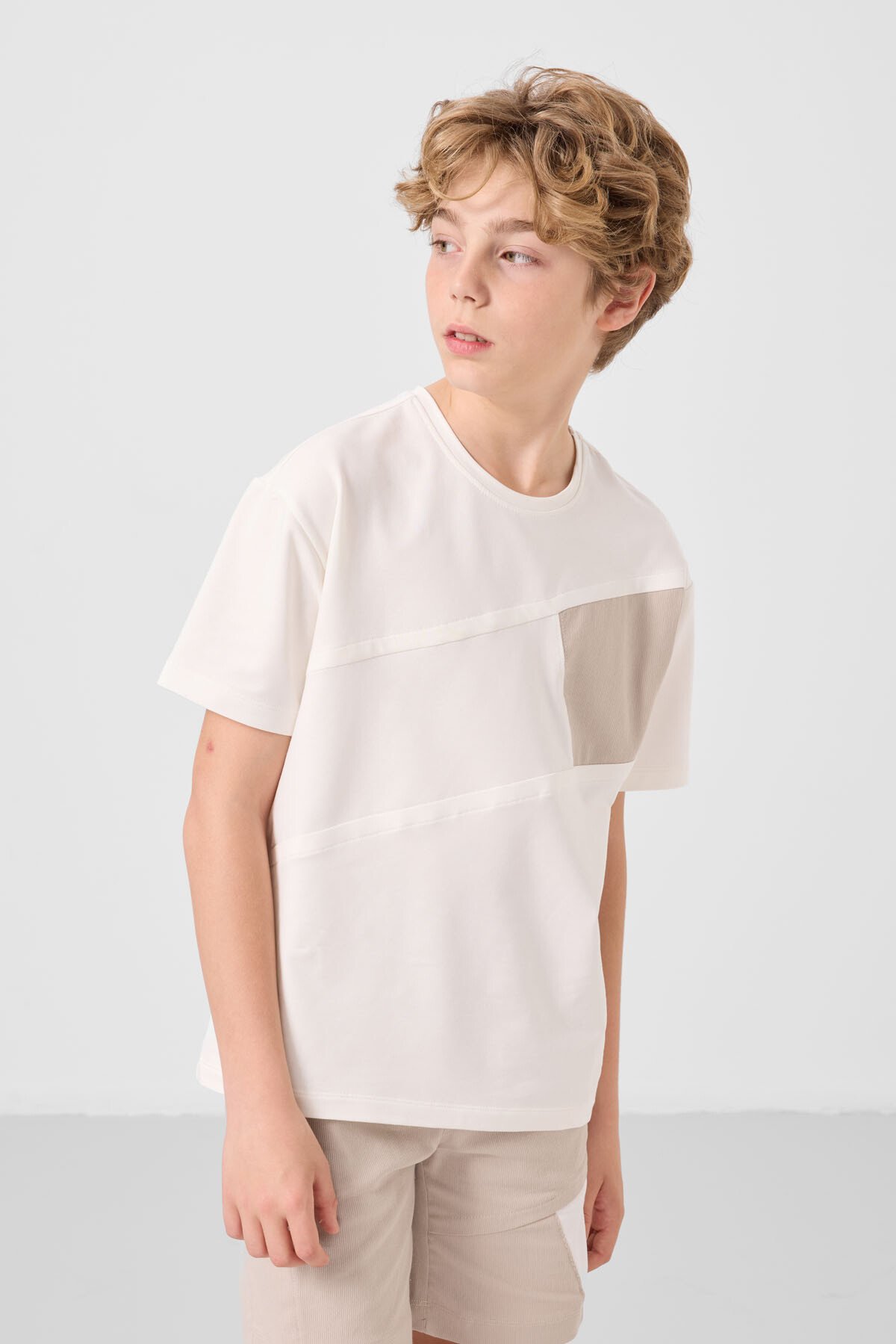 Tommylife Erkek Çocuk Şortlu Takım 7-15 Yaş Beyaz