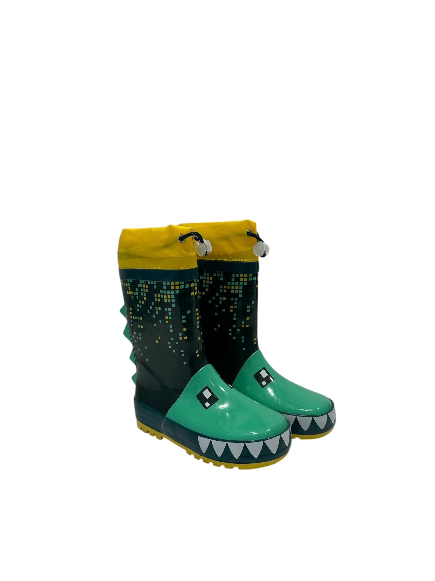 Tuc Tuc Erkek Çocuk Yağmur Çizmesi 25-30 Numara YEŞİL