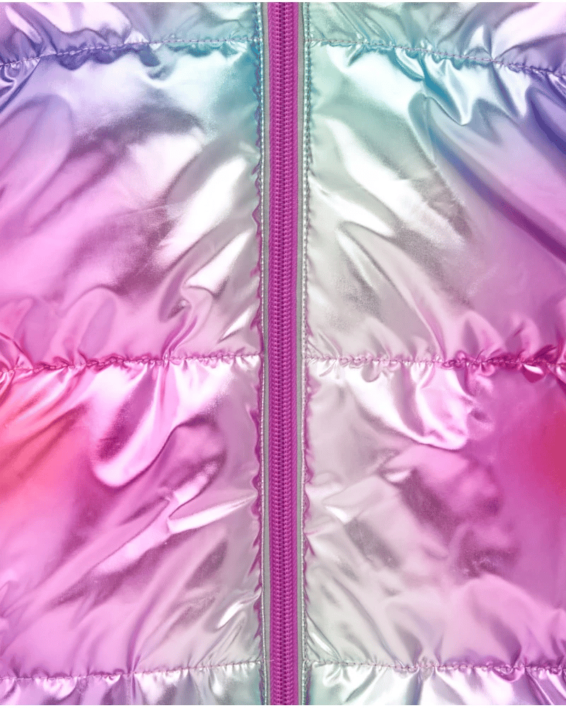 Tuc Tuc Kız Çocuk Gökkuşağı Mont 4-6 Yaş KARMA