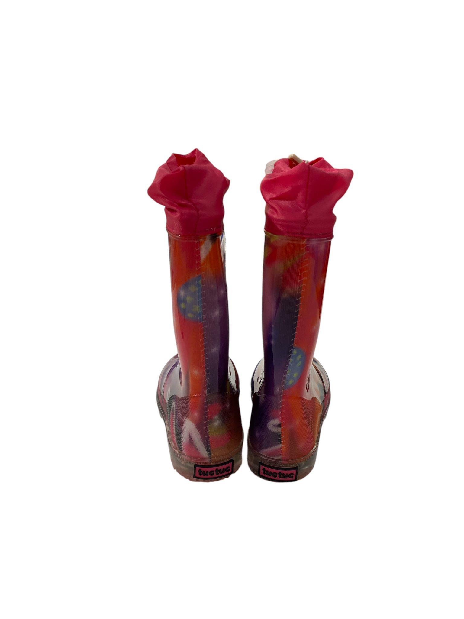 Tuc Tuc Kız Çocuk Yağmur Çizmesi 25-30 Numara FUŞYA