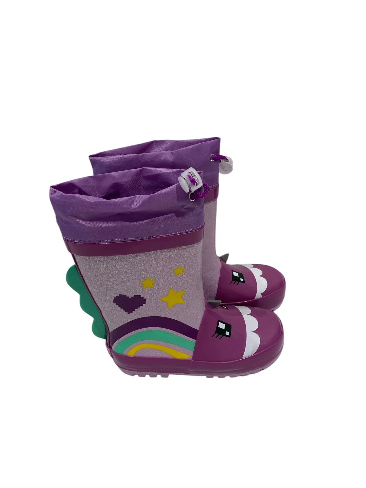 Tuc Tuc Kız Çocuk Yağmur Çizmesi 25-30 Numara LİLA