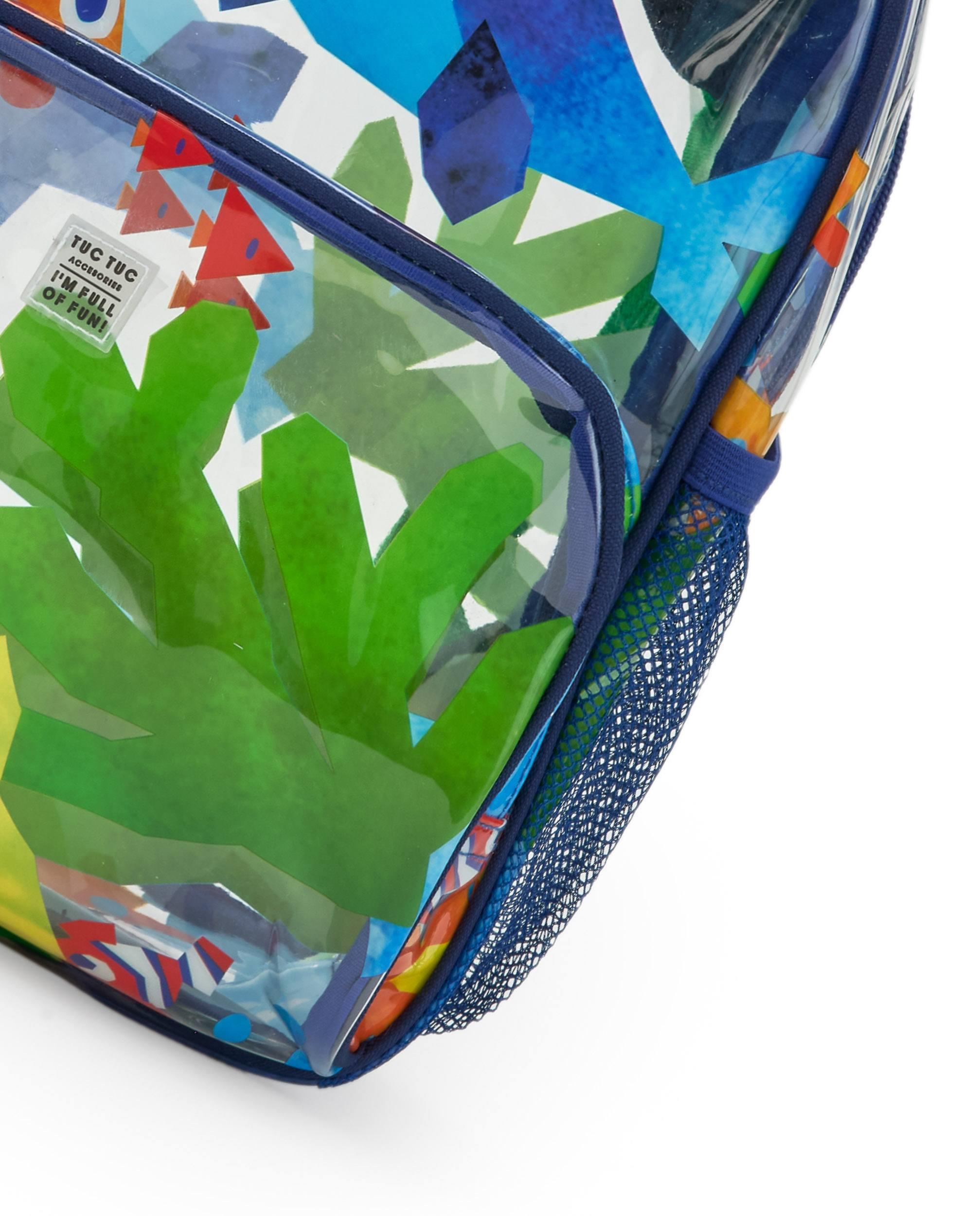 Tuc Tuc Şeffaf Çanta Lacivert