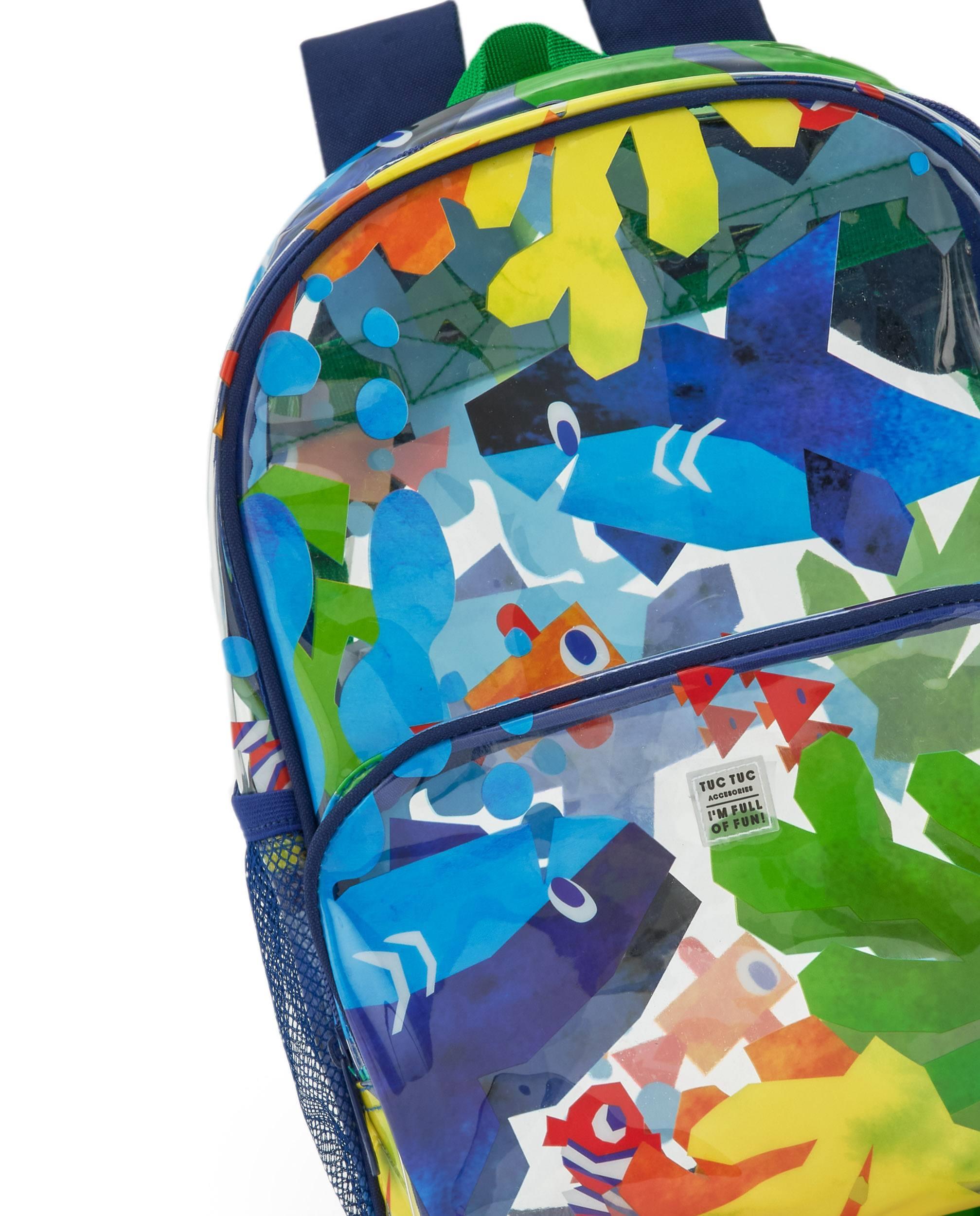 Tuc Tuc Şeffaf Çanta Lacivert