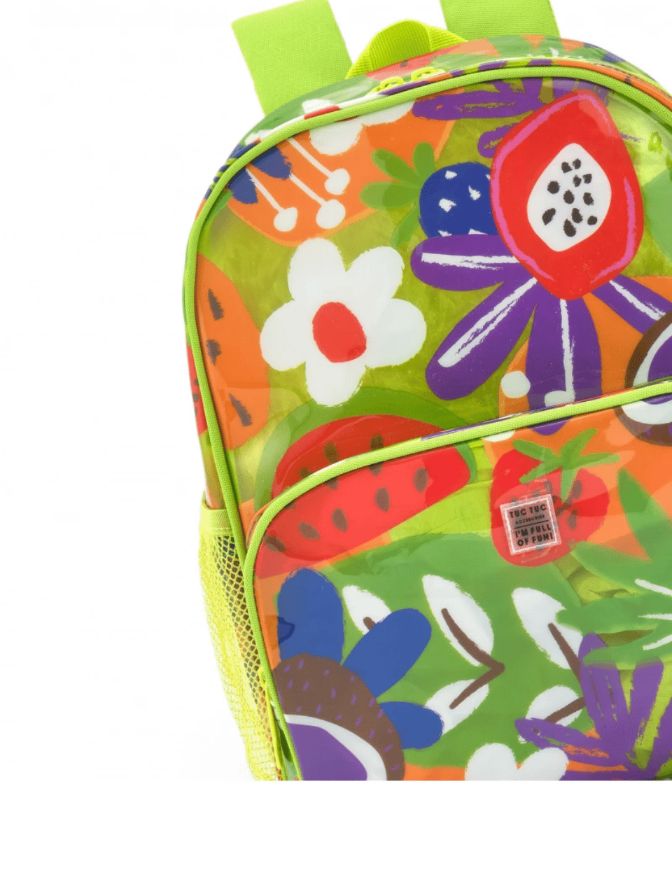 Tuc Tuc Şeffaf Çanta Yeşil