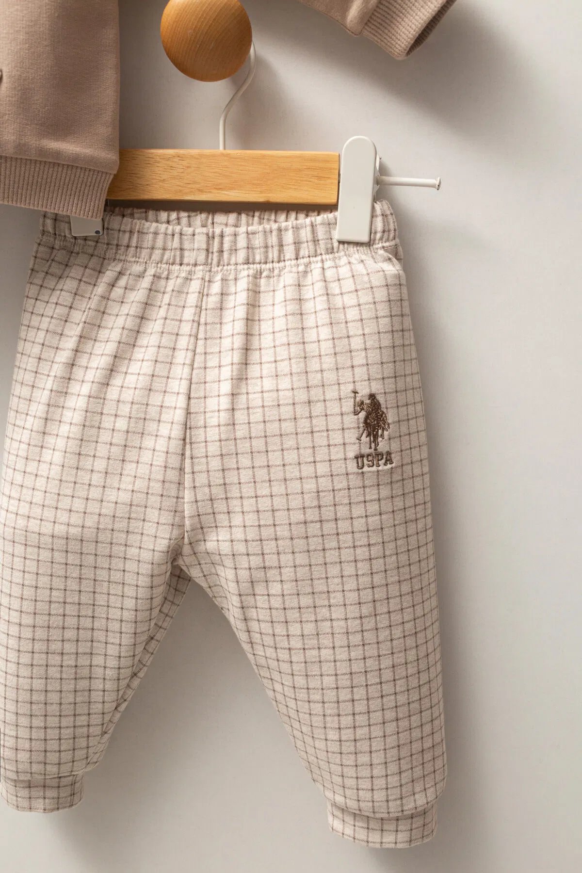 U.S. Polo Assn Erkek Bebek Takım 6-36 Ay Bej