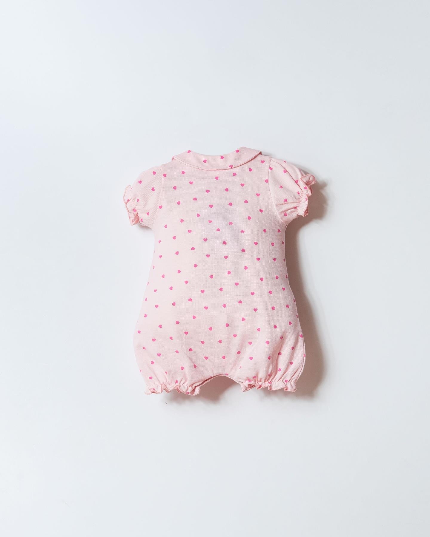 U.S. Polo Assn Kız Bebek Tulum  6-36 Ay Pembe