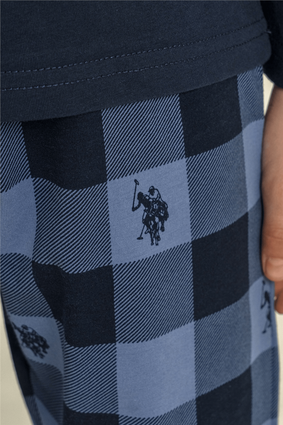 U.S. Polo Assn Erkek Çocuk Baskılı PijamaTakım 4-14 Yaş Lacivert