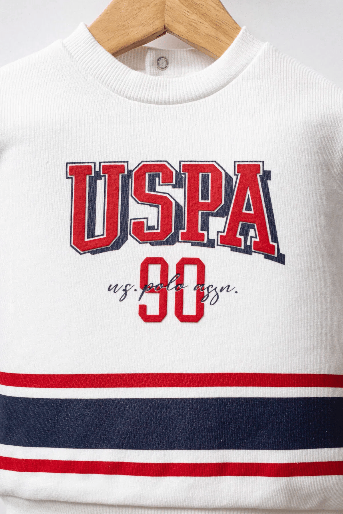 U.S. Polo Assn Erkek Bebek Takım 6-36 Ay Beyaz