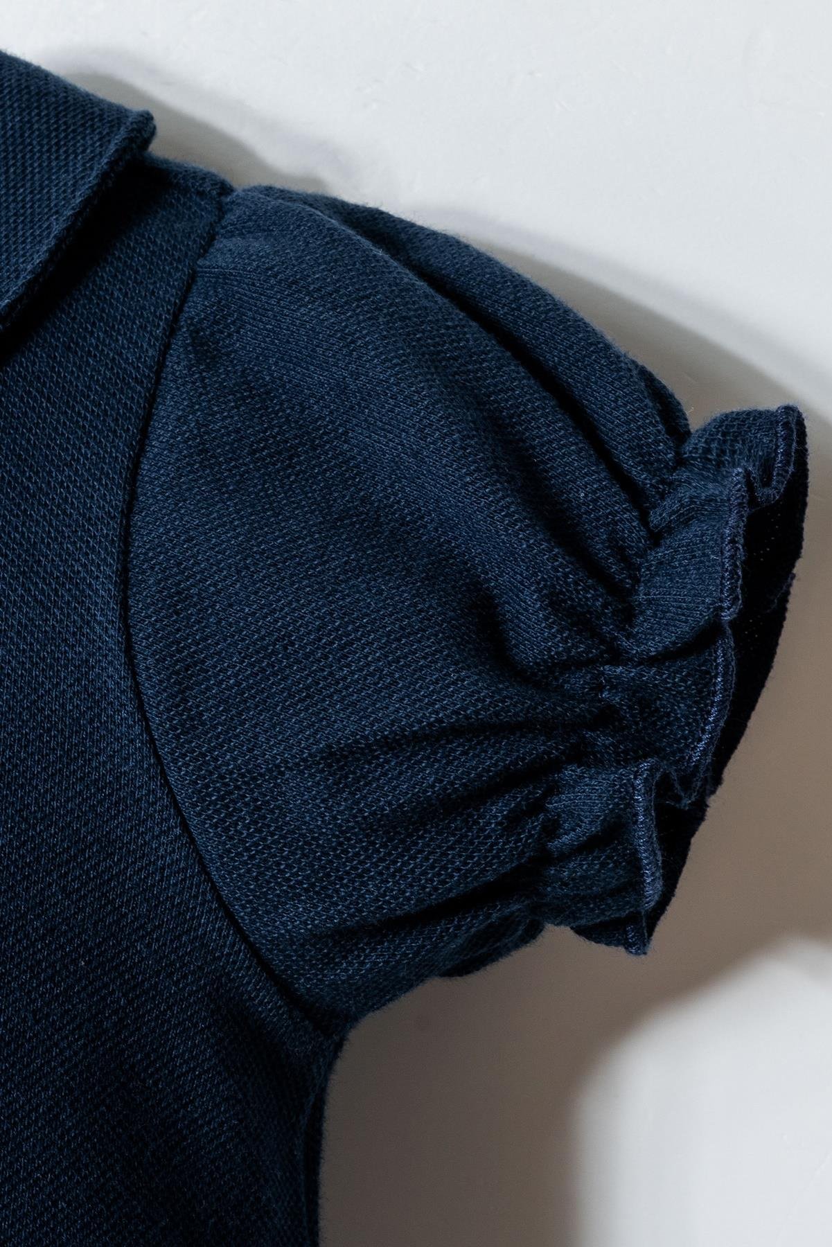 U.S. Polo Assn Kız Bebek Tulum  6-36 Ay Lacivert