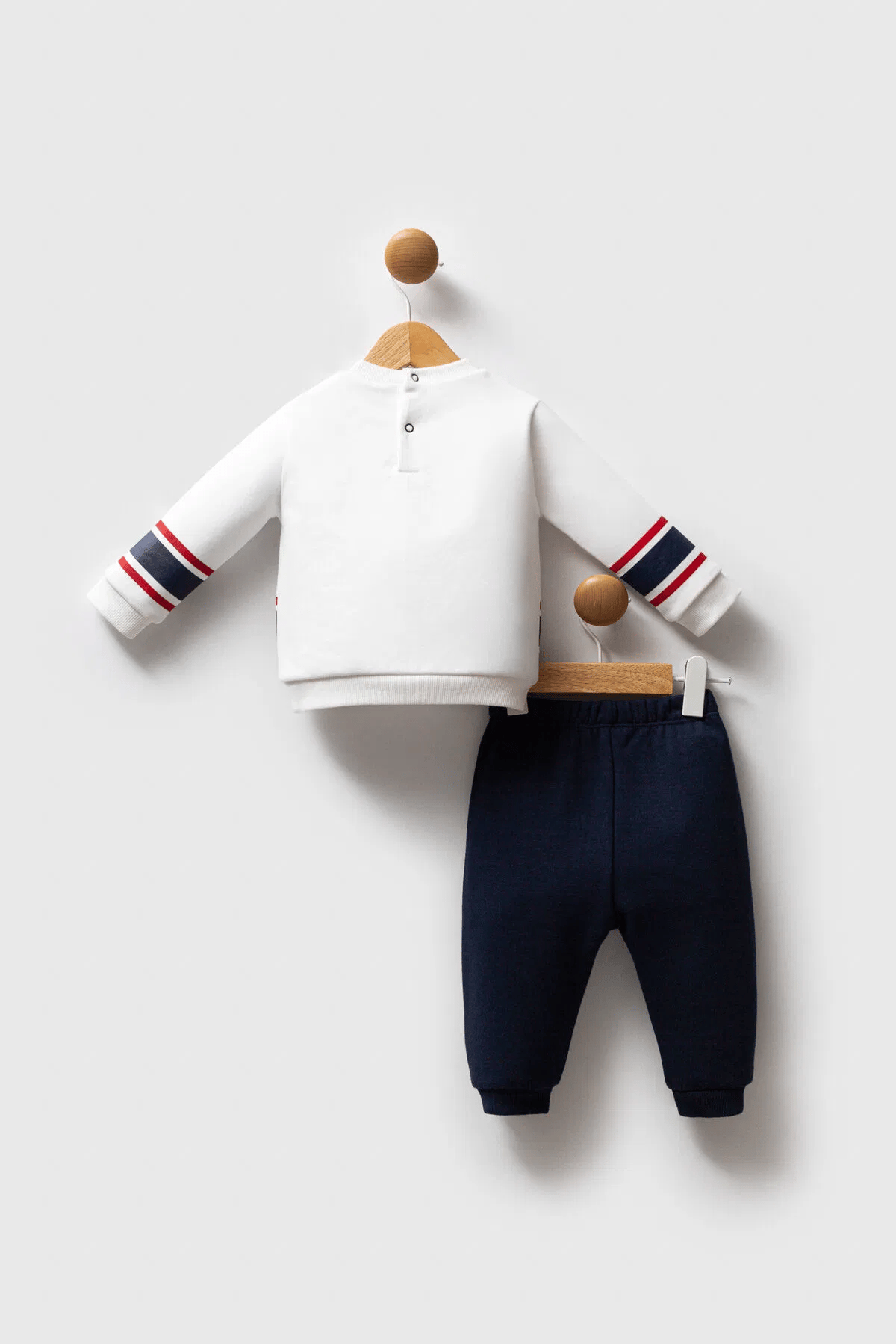 U.S. Polo Assn Erkek Bebek Takım 6-36 Ay Beyaz