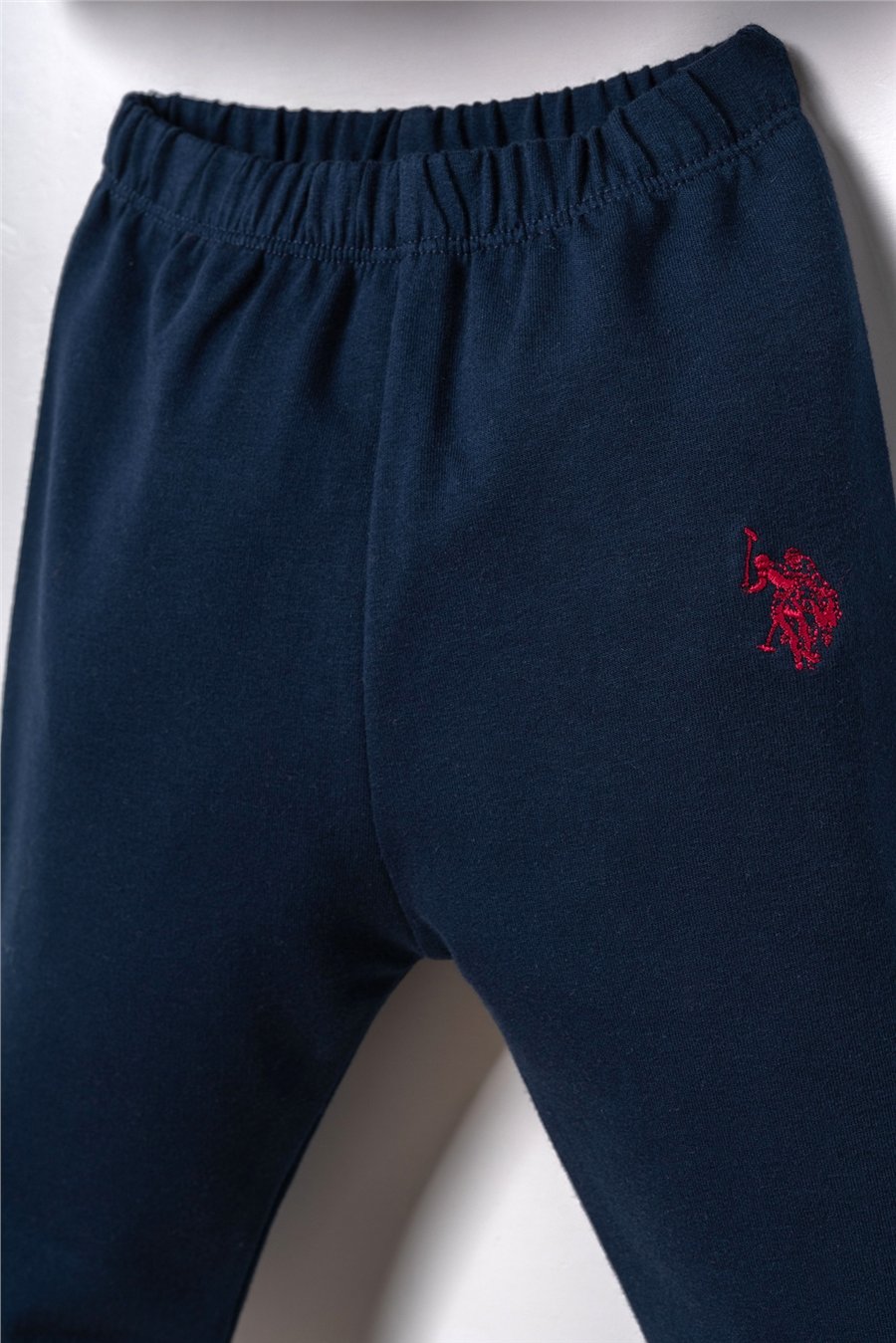 U.S. Polo Assn. Erkek Bebek Kapüşonlu Lacivert Hırkalı Eşofman Takım 6-36 Ay Lacivert