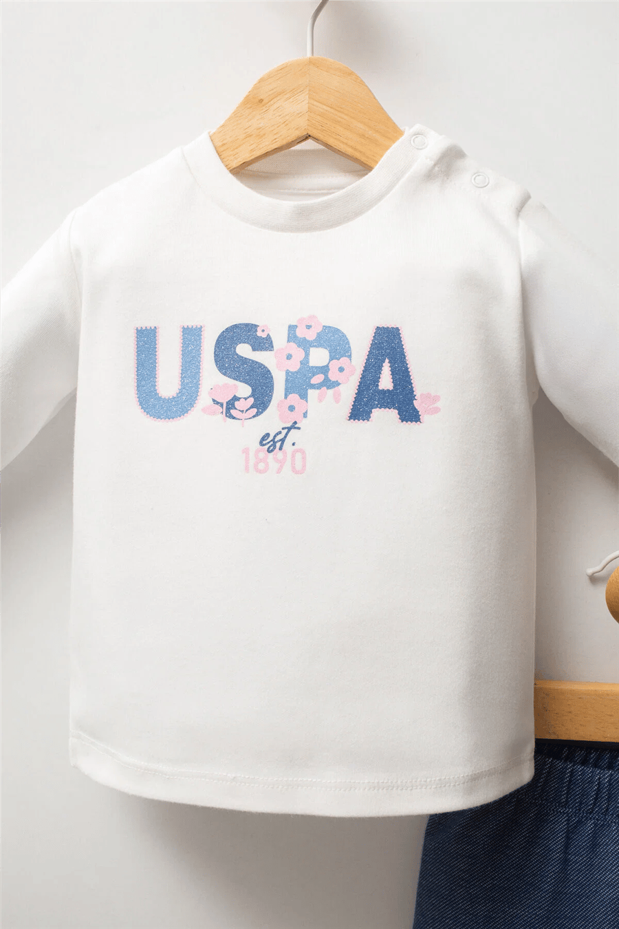 U.S. Polo Assn. Kız Bebek Regular FitTakım 6-36 Ay Mavi