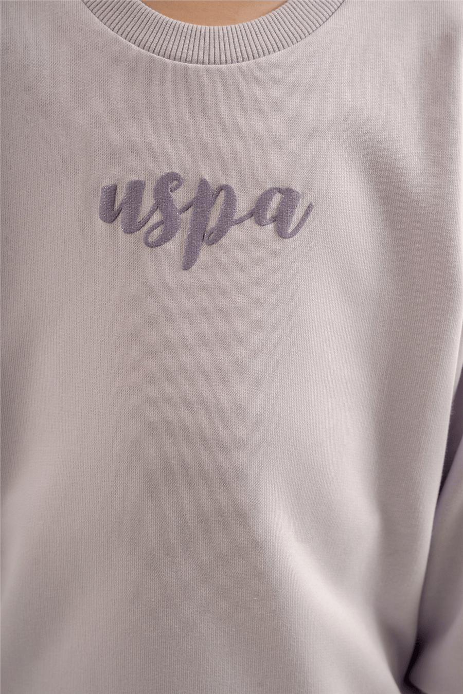 U.S. Polo Assn. Kız Çocuk Baskılı EşofmanTakım 4-9 Yaş Lila