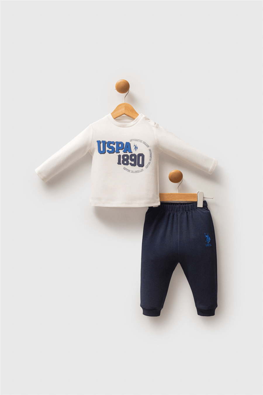 U.S. Polo Assn. Erkek Bebek Kışlık Regular Fit Lacivert Bebek Takımı 6-36 Ay Lacivert