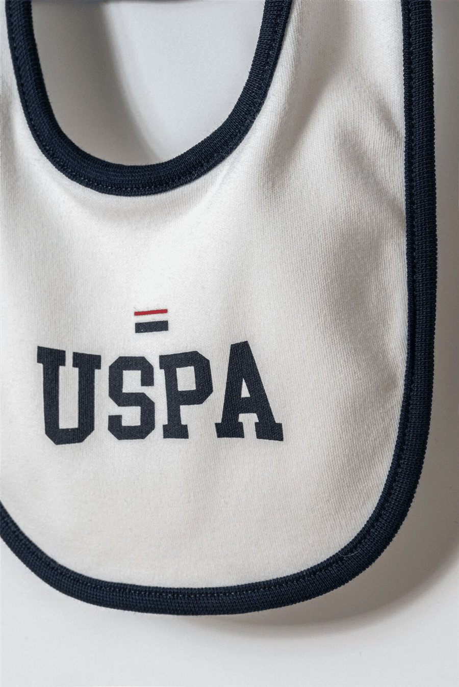 U.S. Polo Assn. Erkek Bebek Bisiklet Yaka Nakışlı Yazlık Regular Fit Hastane Çıkışı Beyaz