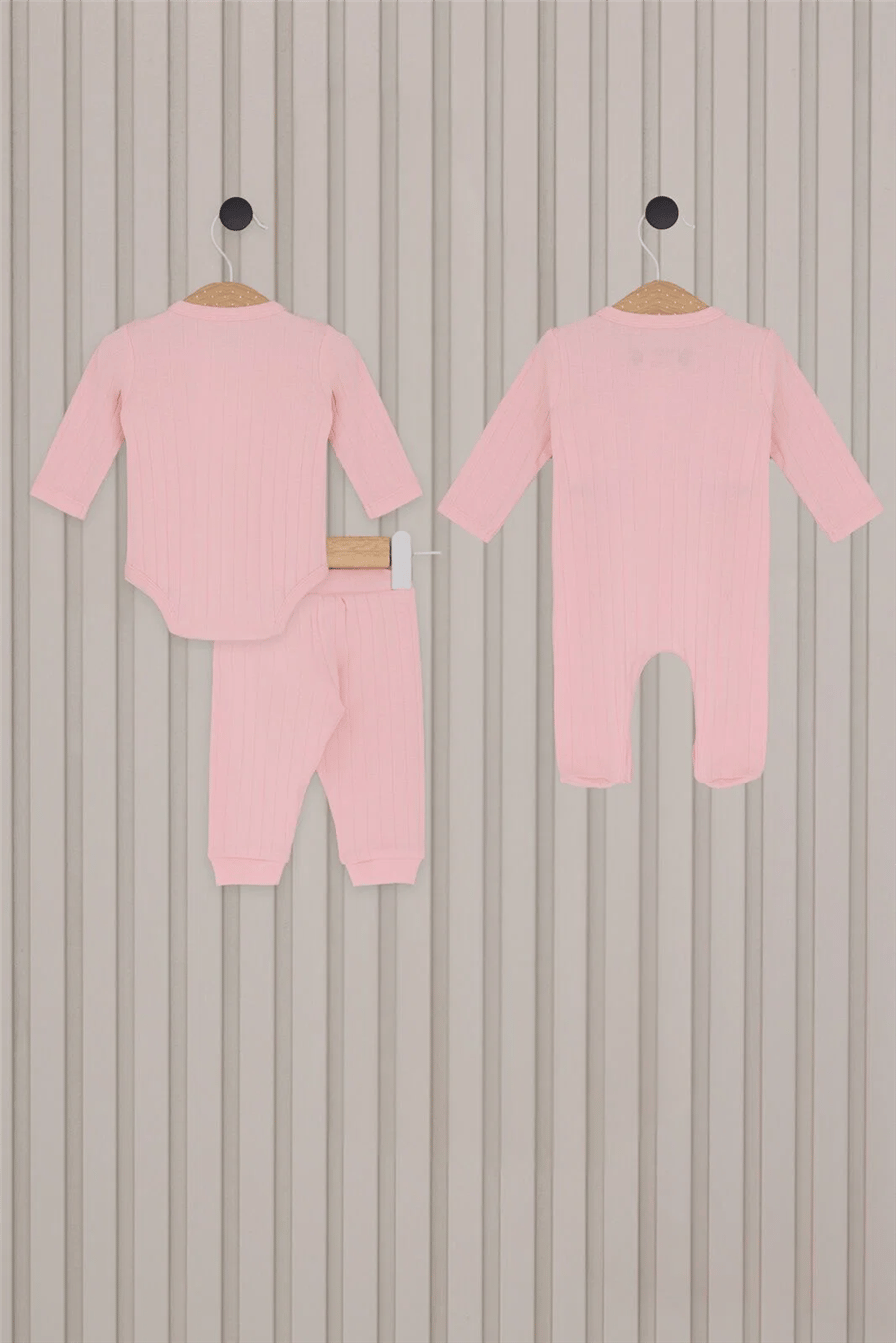 U.S. Polo Assn. Kız Bebek  Regular Fit Takım 0-3 Ay Pembe