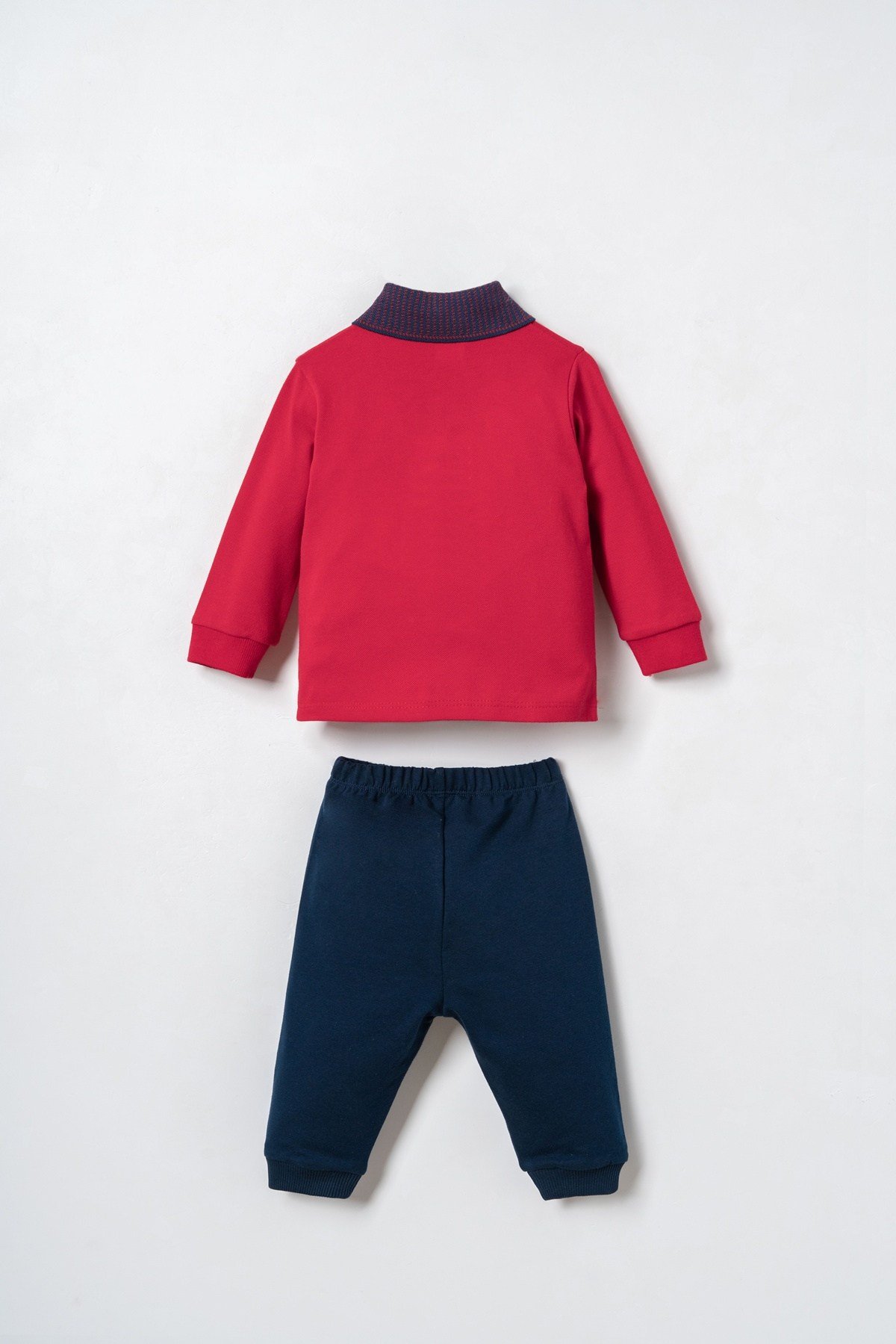 U.S. Polo Assn. Erkek Bebek Polo Yaka Takım 6-36 Ay Kırmızı