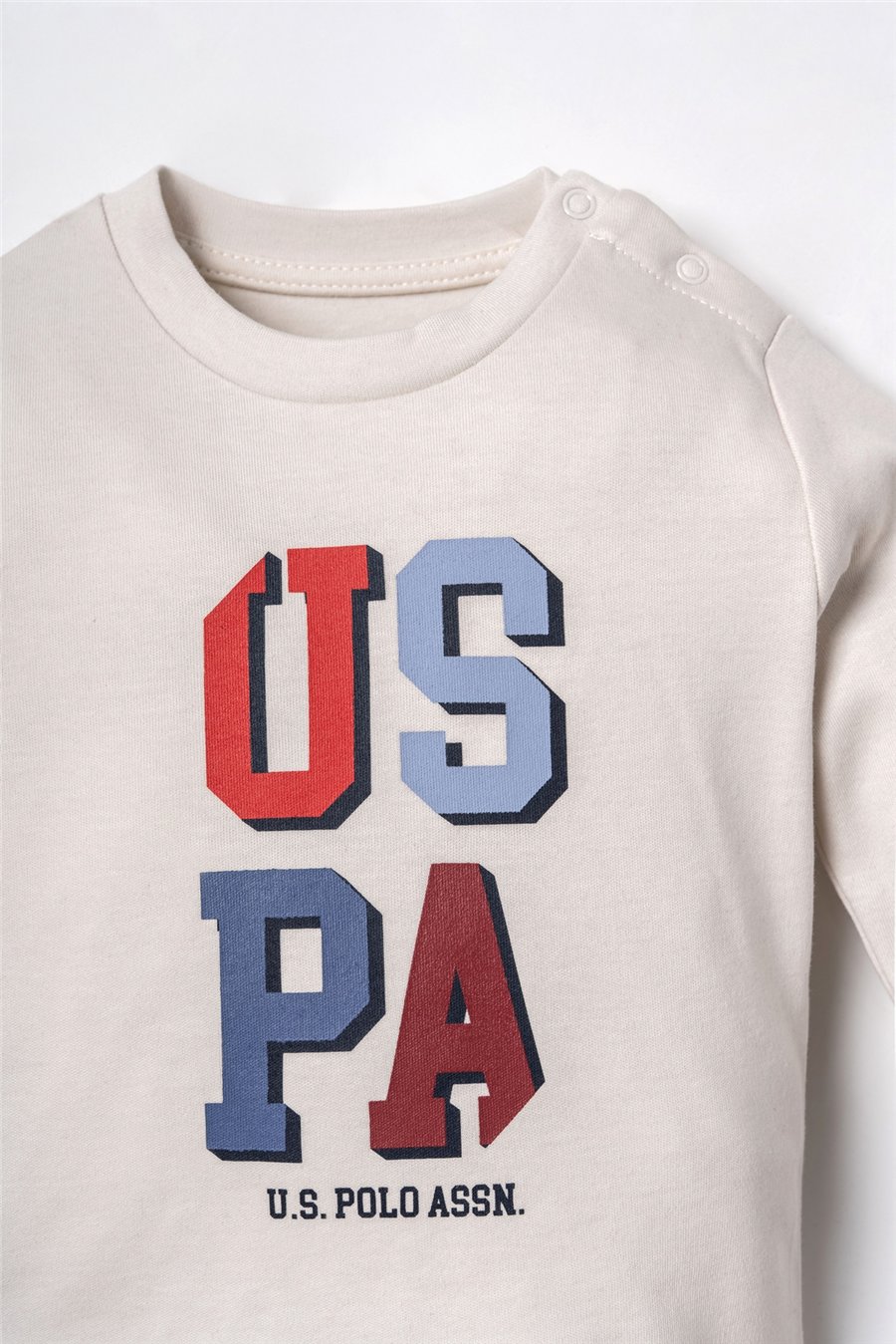 U.S. Polo Assn. Erkek Bebek Baskılı Kırmızı Hırkalı Eşofman Takım 6-36 Ay Kırmızı