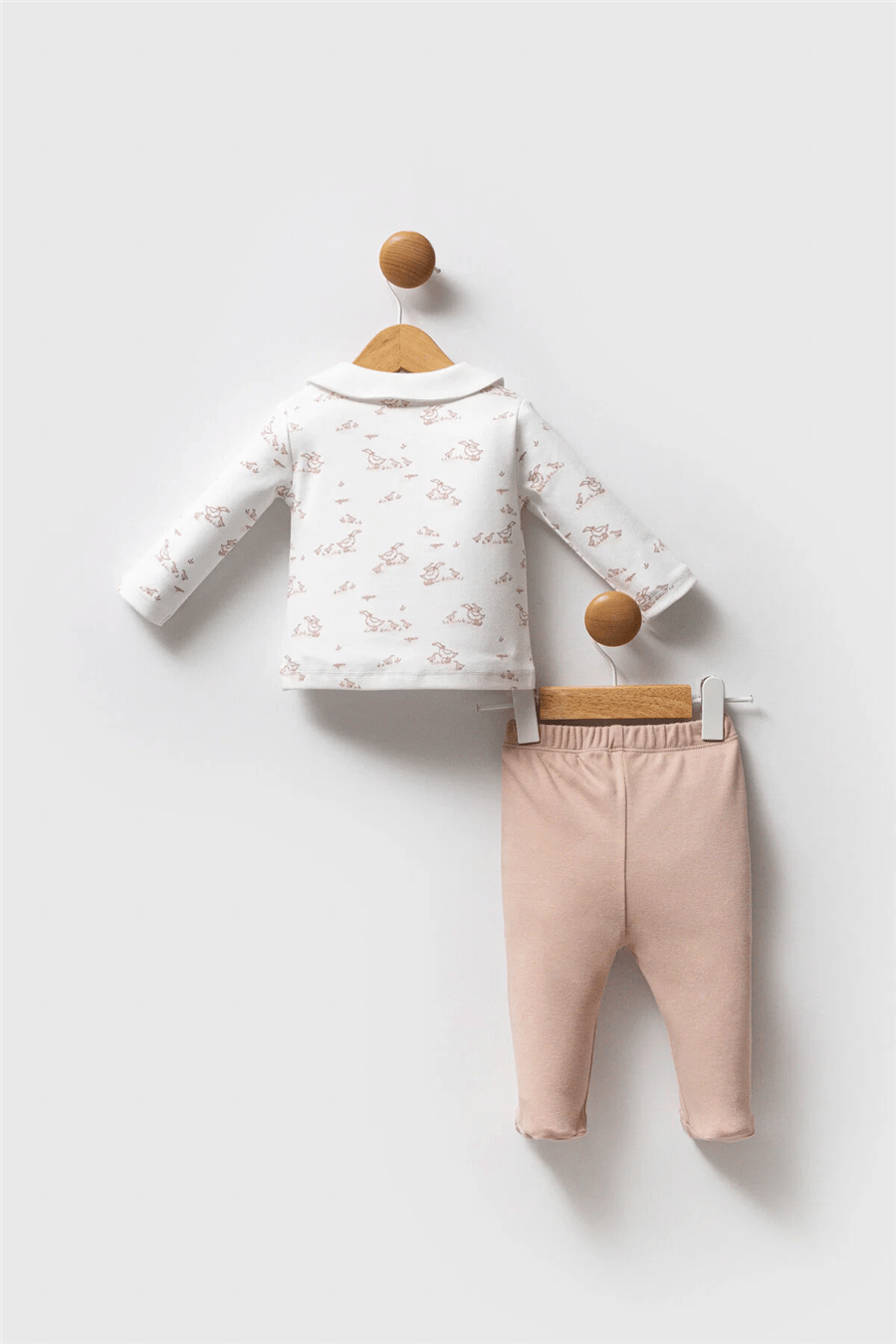 U.S. Polo Assn. Kız Bebek Kışlık Regular Fit Takımı 0-9 Ay Beyaz