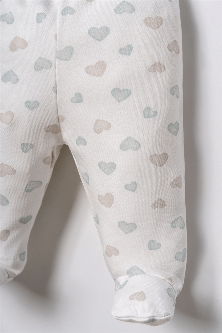 U.S. Polo Assn. Nakışlı Kız Bebek Cute Hearts Hastane Çıkışı 03 Ay Beyaz