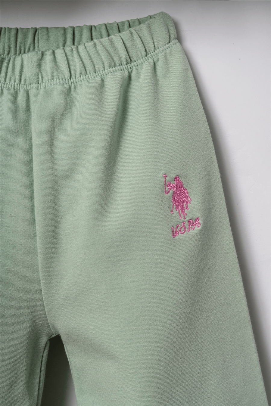 U.S. Polo Assn. Nakışlı Kız Bebek EşofmanTakım 6-36 Ay Yeşil