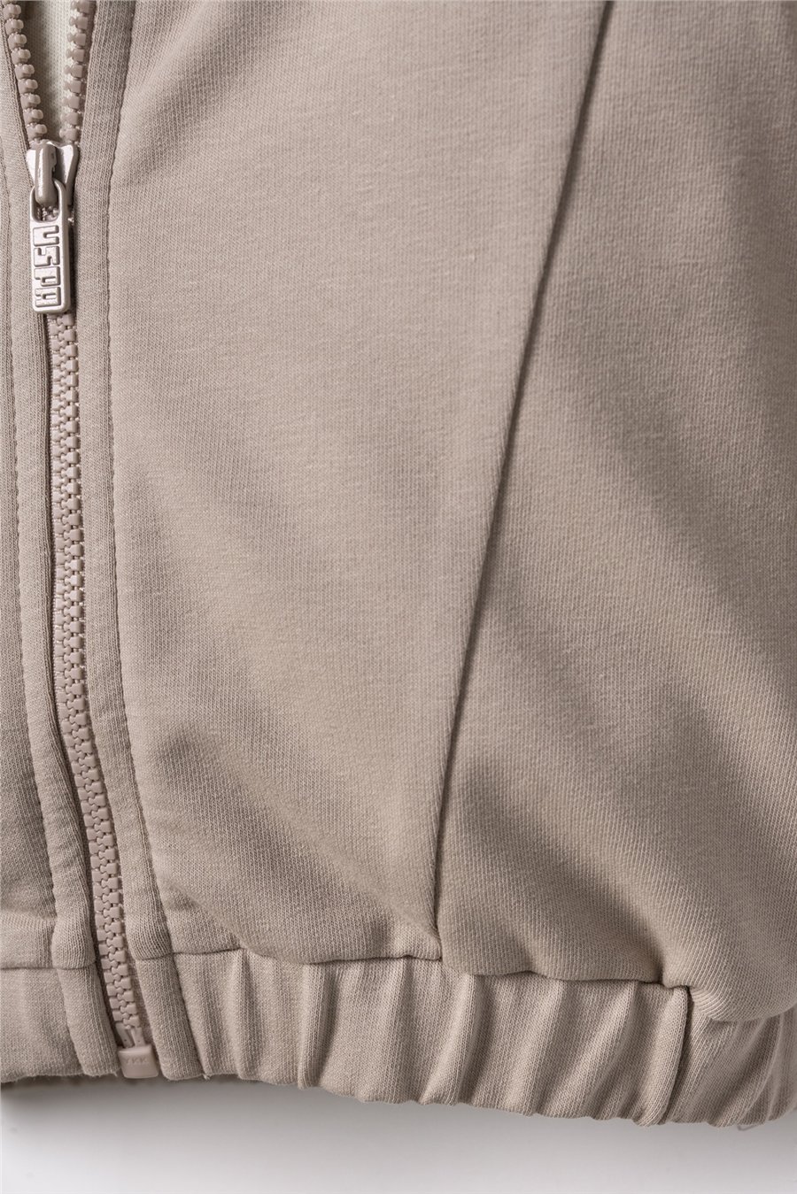 U.S. Polo Assn. Erkek Bebek Nakışlı Yeşil Hırkalı Eşofman Takım 6-36 Ay Bej