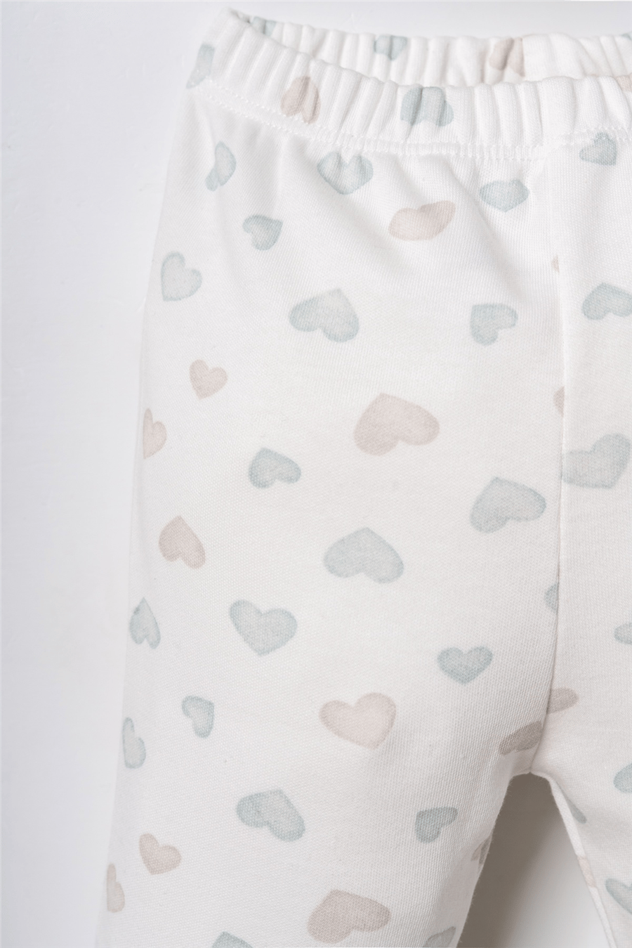 U.S. Polo Assn. Nakışlı Kız Bebek Cute Hearts Hastane Çıkışı 03 Ay Beyaz