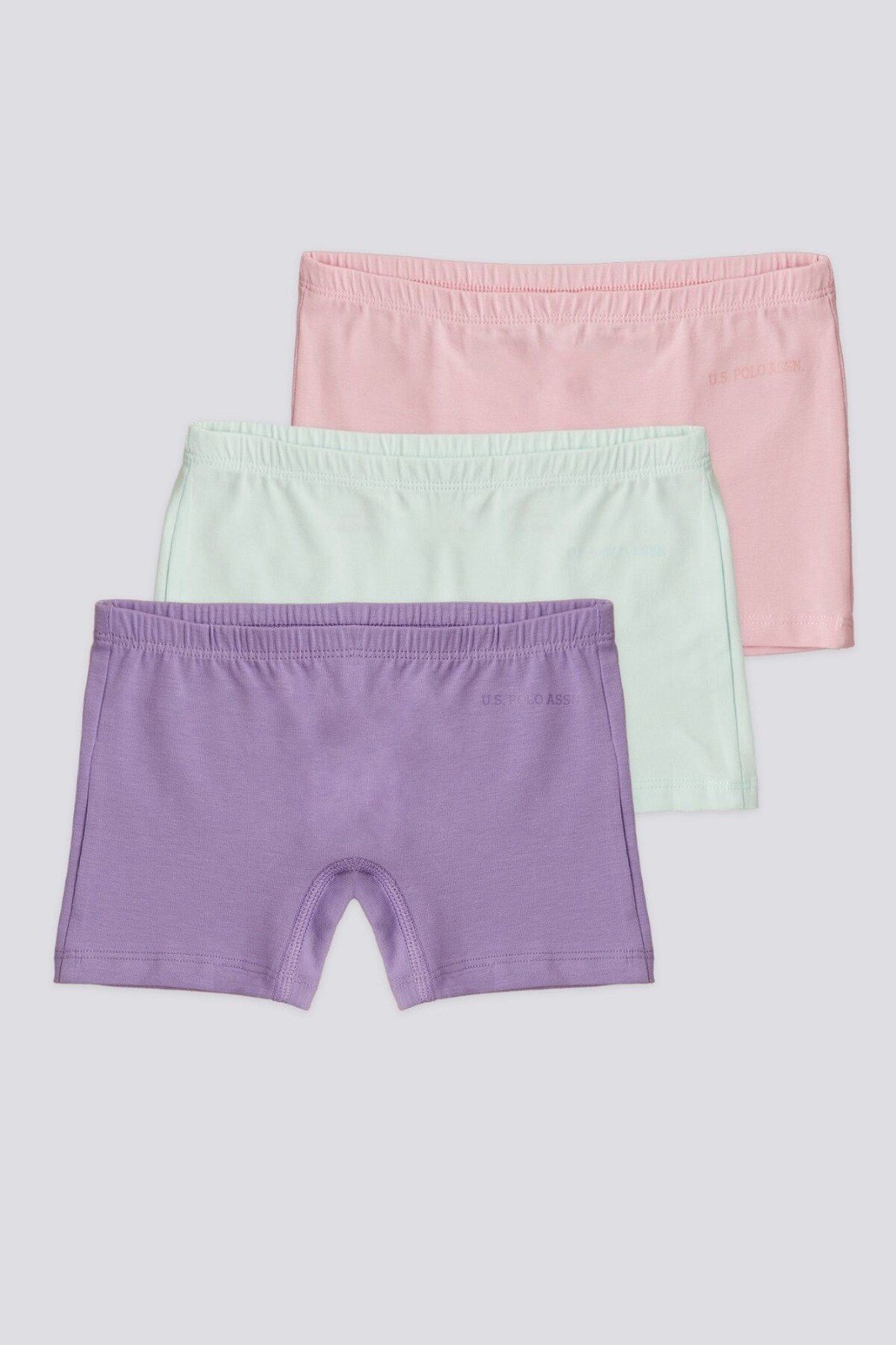 U.S. Polo Assn. Kız Çocuk Pigment Boxer Mor