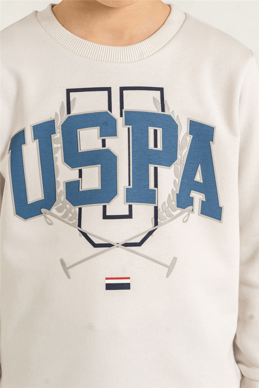 U.S. Polo Assn.Erkek Çocuk Baskılı EşofmanTakım 9-14 Yaş TAŞ