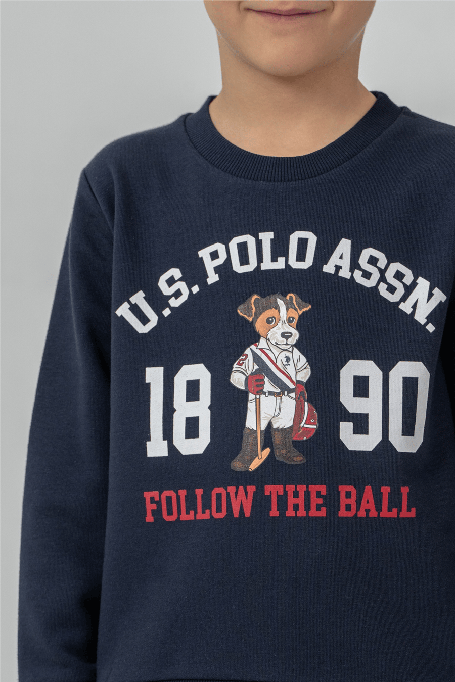 U.S. Polo Assn.Erkek Çocuk Baskılı EşofmanTakım 9-14 Yaş Lacivert