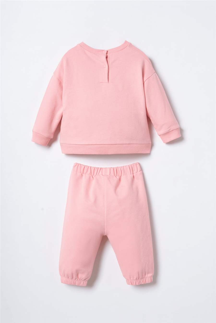 U.S. Polo Assn. Nakışlı Kız Bebek EşofmanTakım 6-36 Ay Pembe