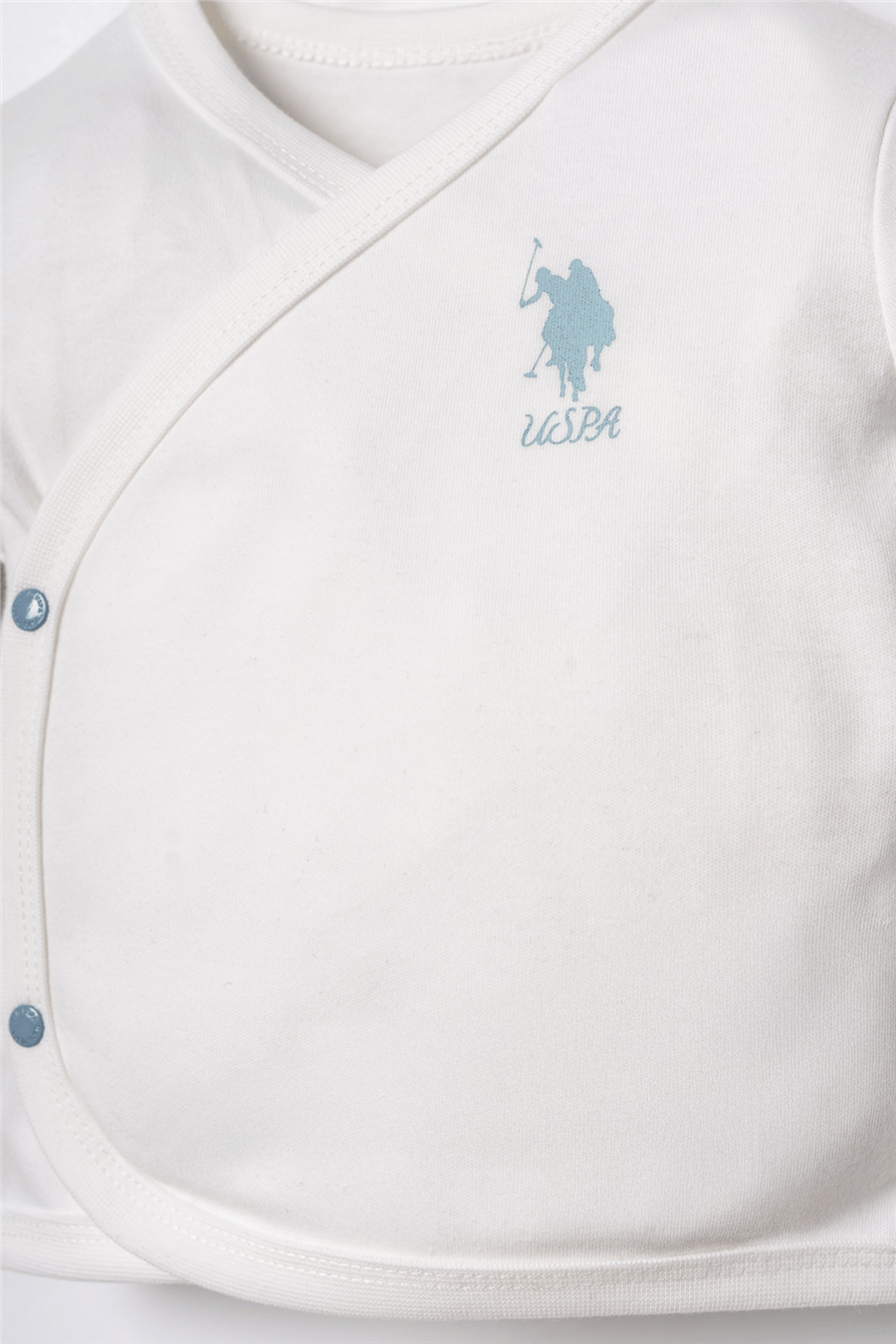 U.S. Polo Assn. Nakışlı Kız Bebek Cute Hearts Hastane Çıkışı 03 Ay Beyaz
