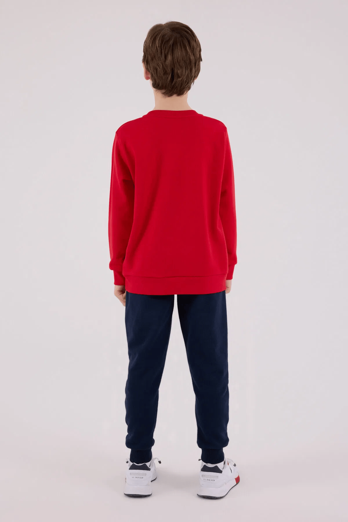 US Polo Assn Erkek Çocuk EşofmanTakım 4-8 Yaş Kırmızı