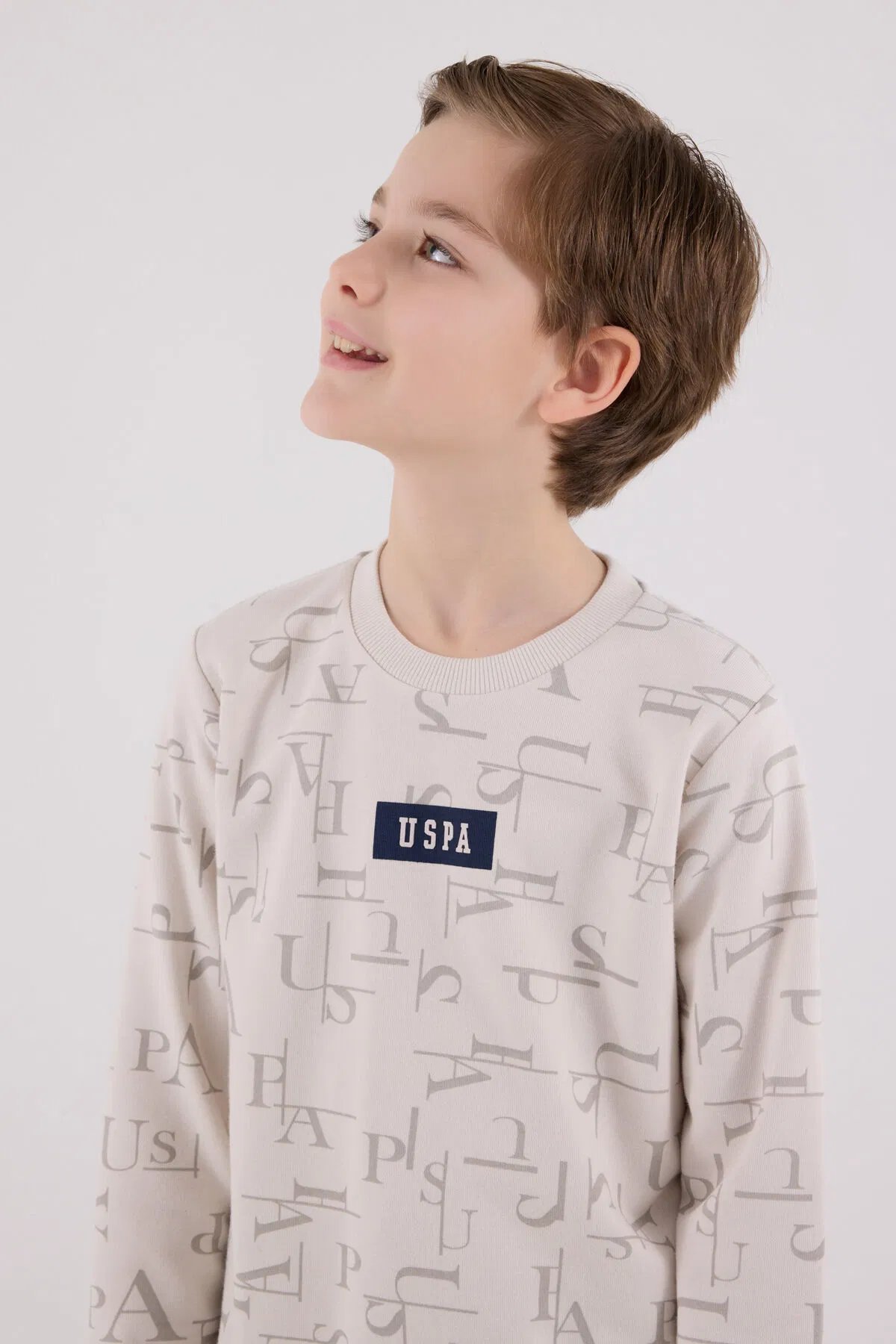 US Polo Assn Erkek Çocuk EşofmanTakım 4-8 Yaş TAŞ