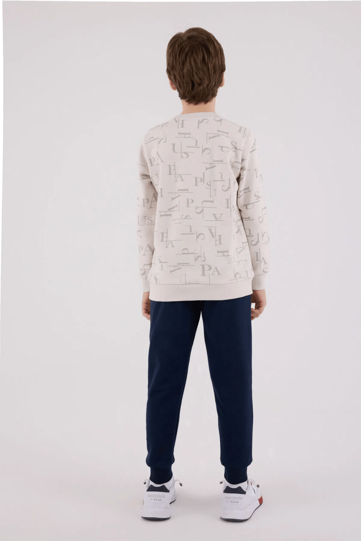 US Polo Assn Erkek Çocuk EşofmanTakım 4-8 Yaş TAŞ