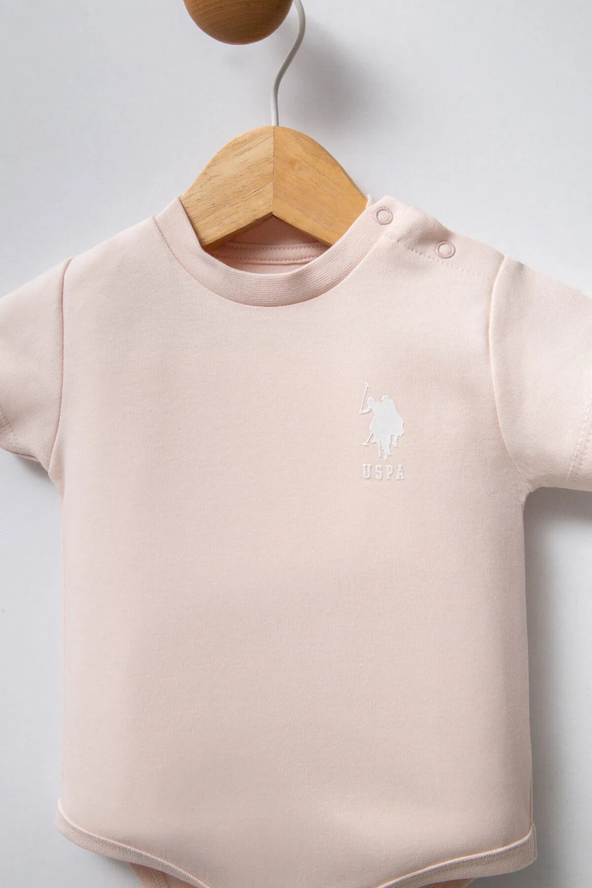 Us Polo Kız Bebek 3'Lü Zıbın 0-24 Ay Pembe