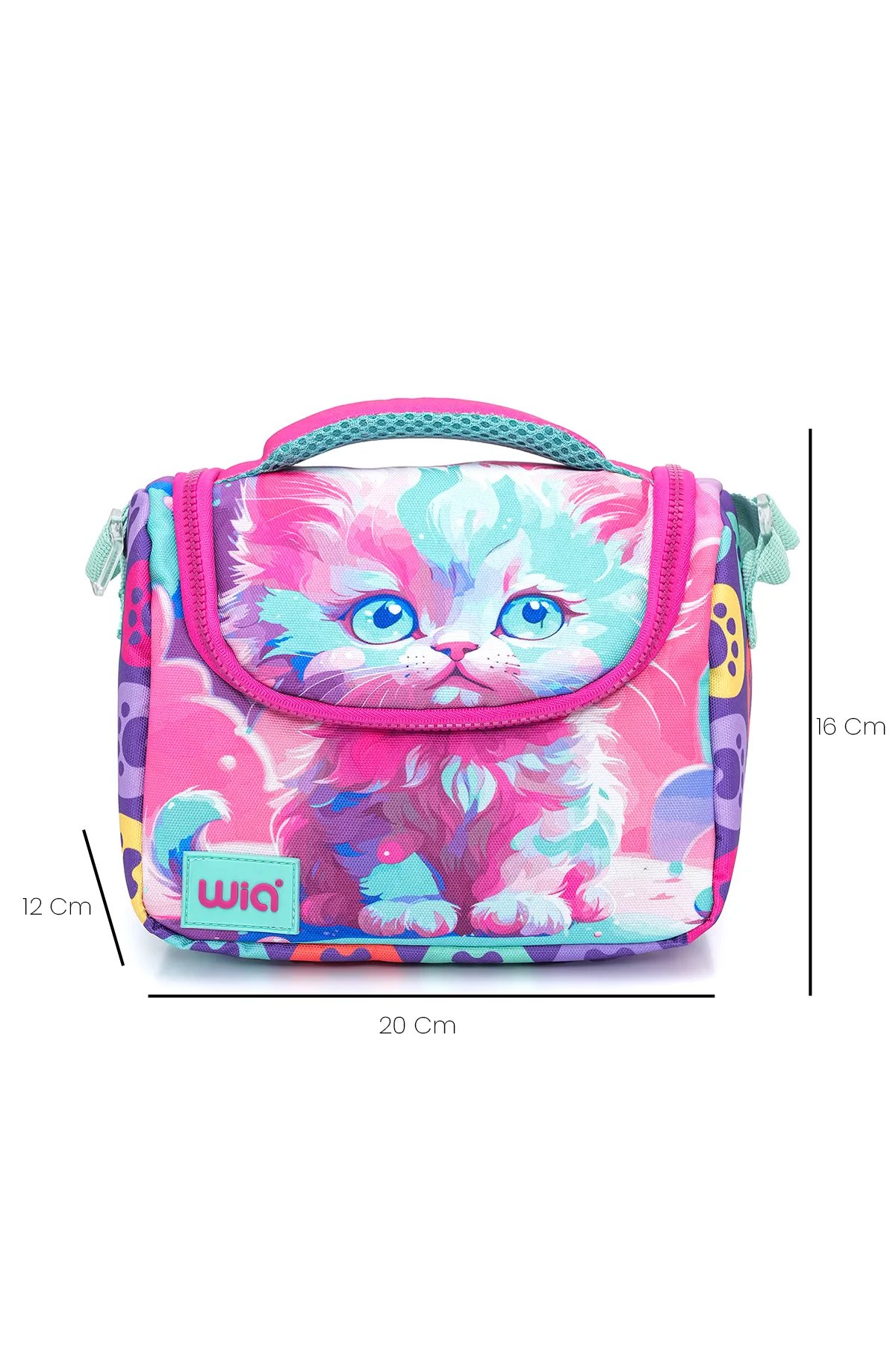 Wia Cat Kız Çocuk 3'lü Okul Çanta Seti Pembe