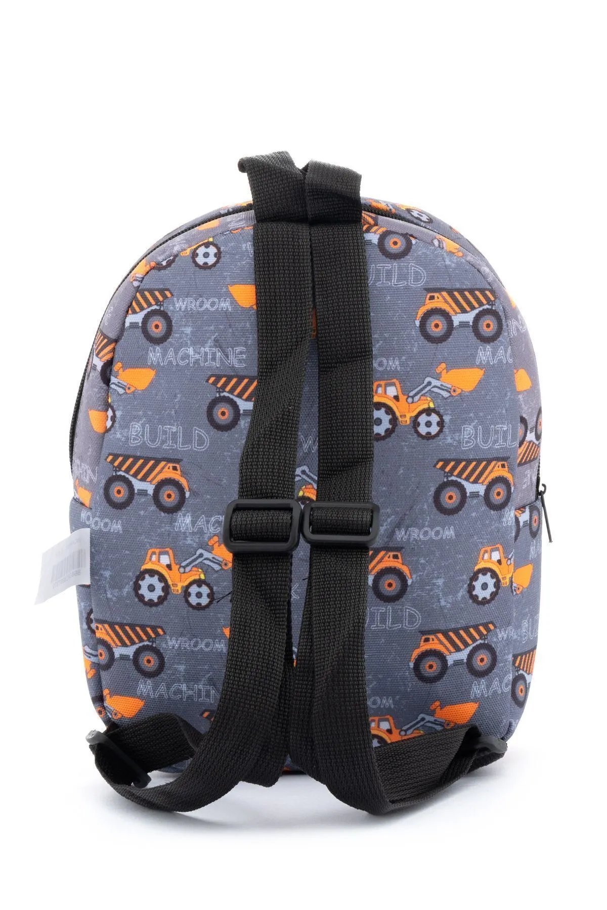 Wia Eğlenceli Baskı Tek Bölmeli Kreş Çanta Gri