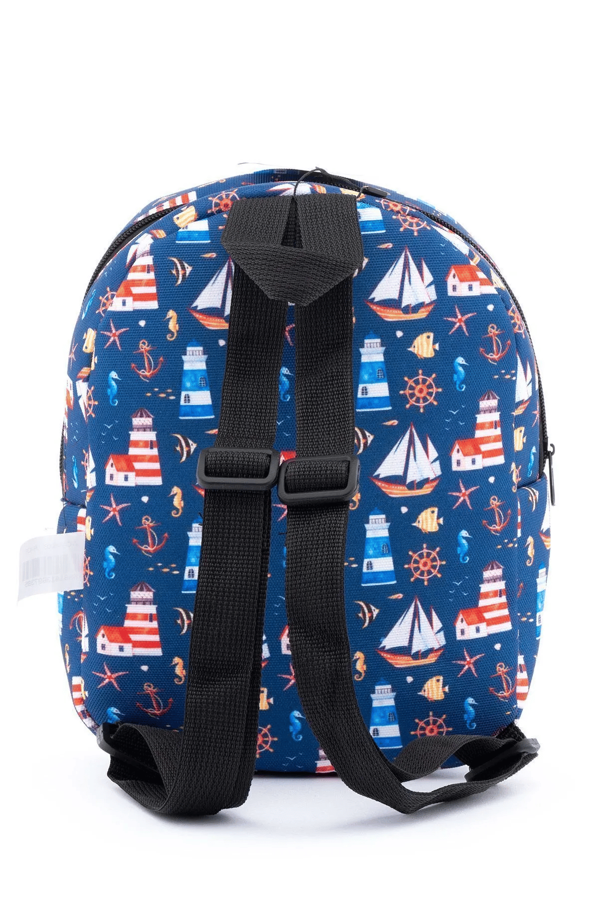 Wia Eğlenceli Baskı Tek Bölmeli Kreş Çanta Lacivert