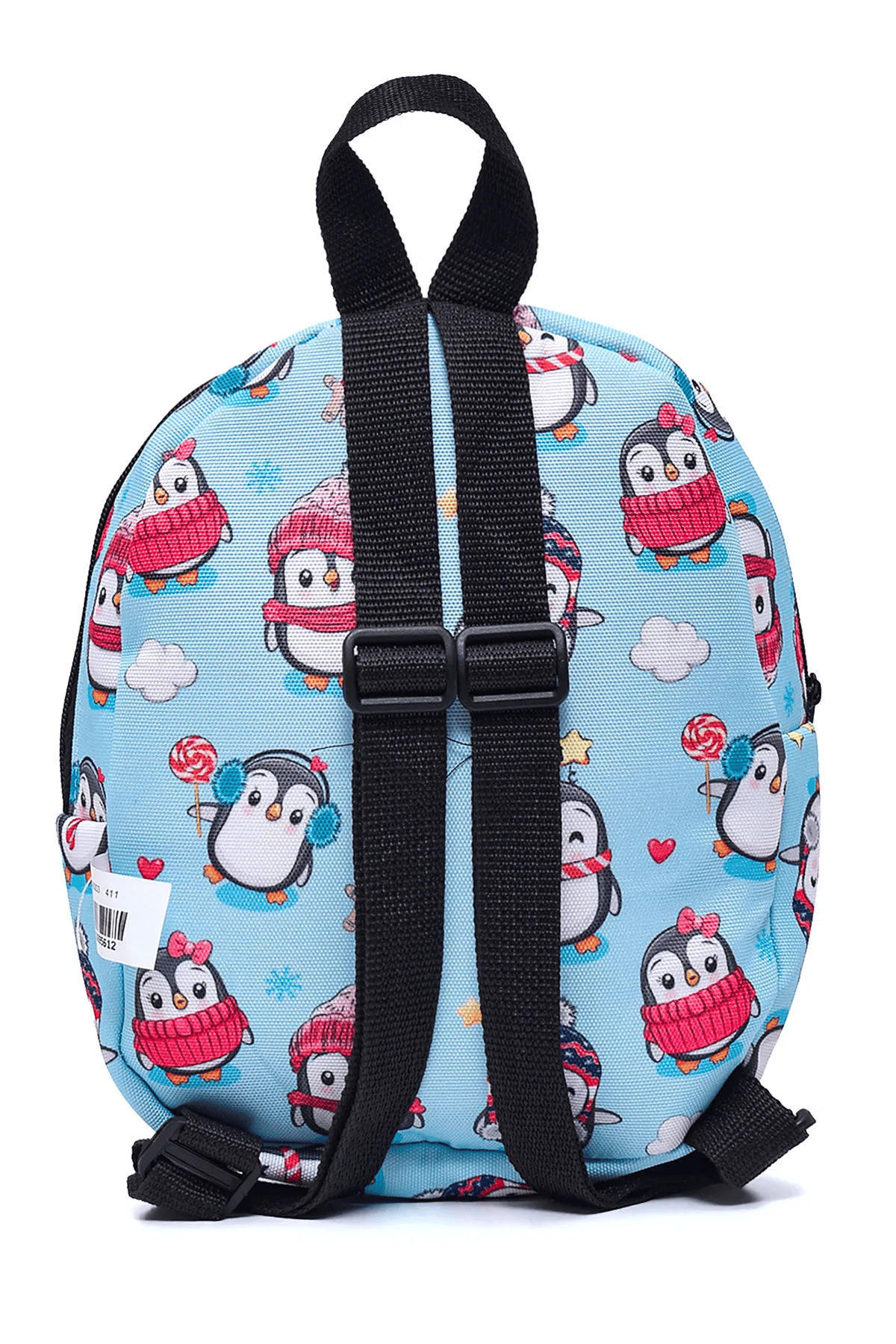 Wia Eğlenceli Baskı Tek Bölmeli Kreş Çanta Mavi