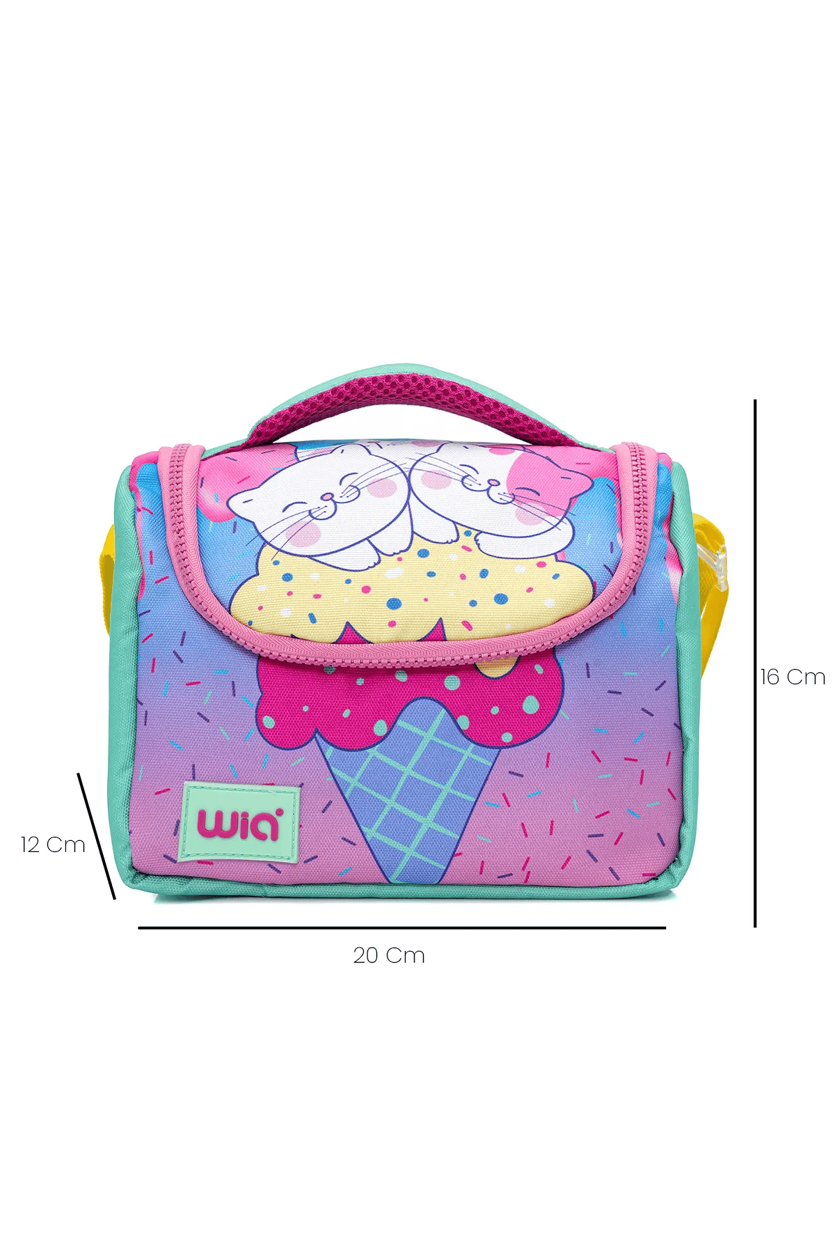 Wia Ice Cream With Cats Kız Çocuk 3'lü Okul Çanta Seti Pembe