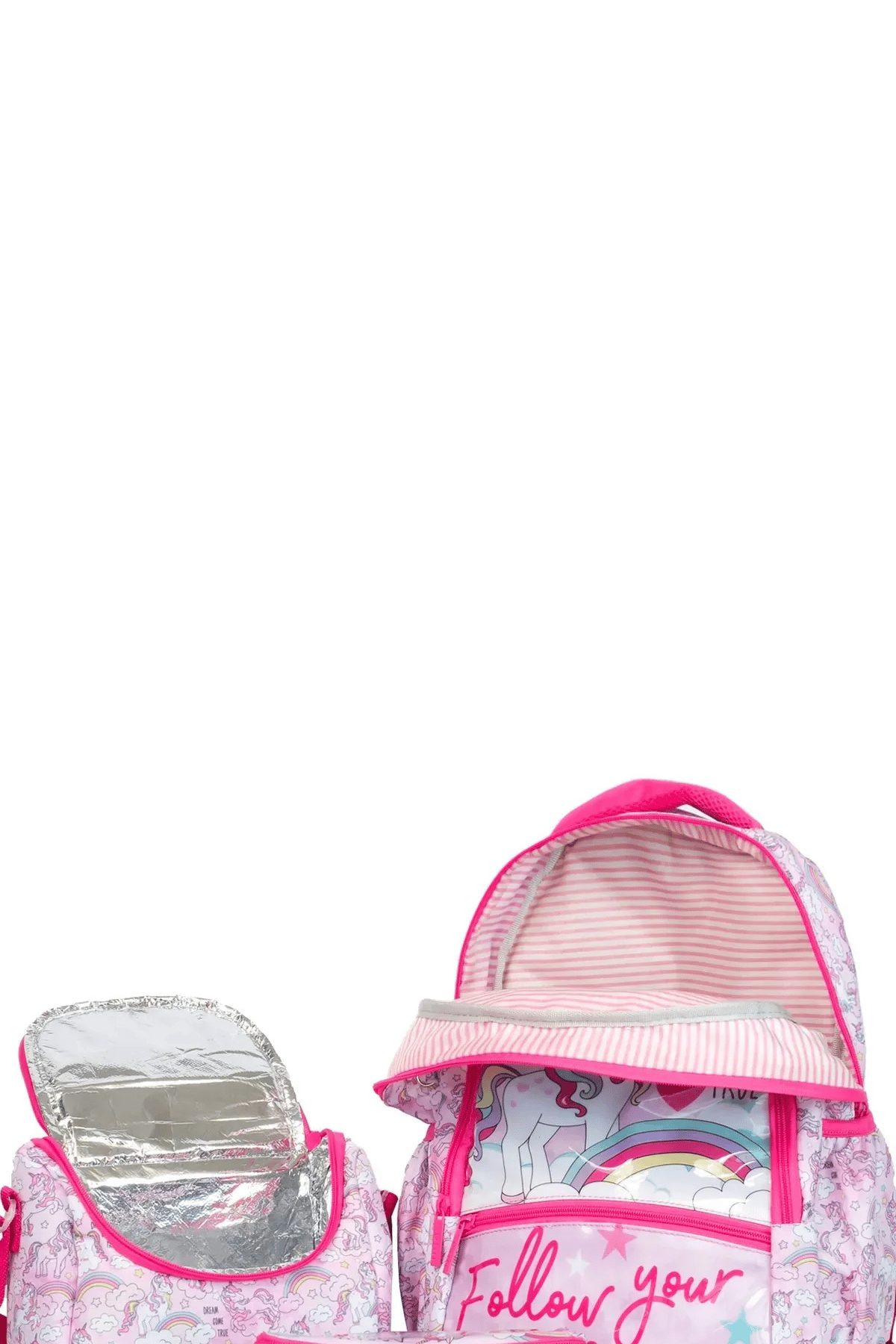 Wia Soft Unicorn Kız Çocuk Çanta Seti Pembe