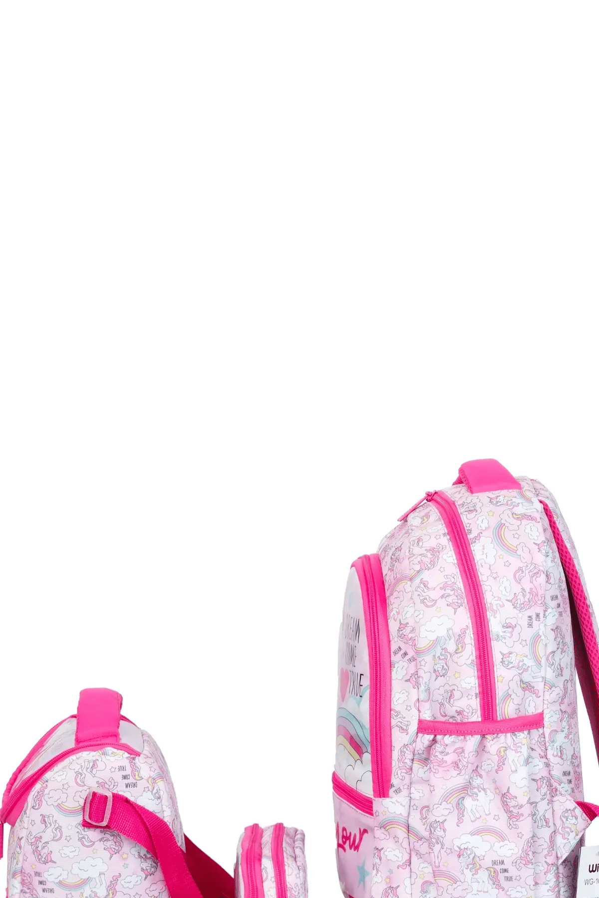 Wia Soft Unicorn Kız Çocuk Çanta Seti Pembe