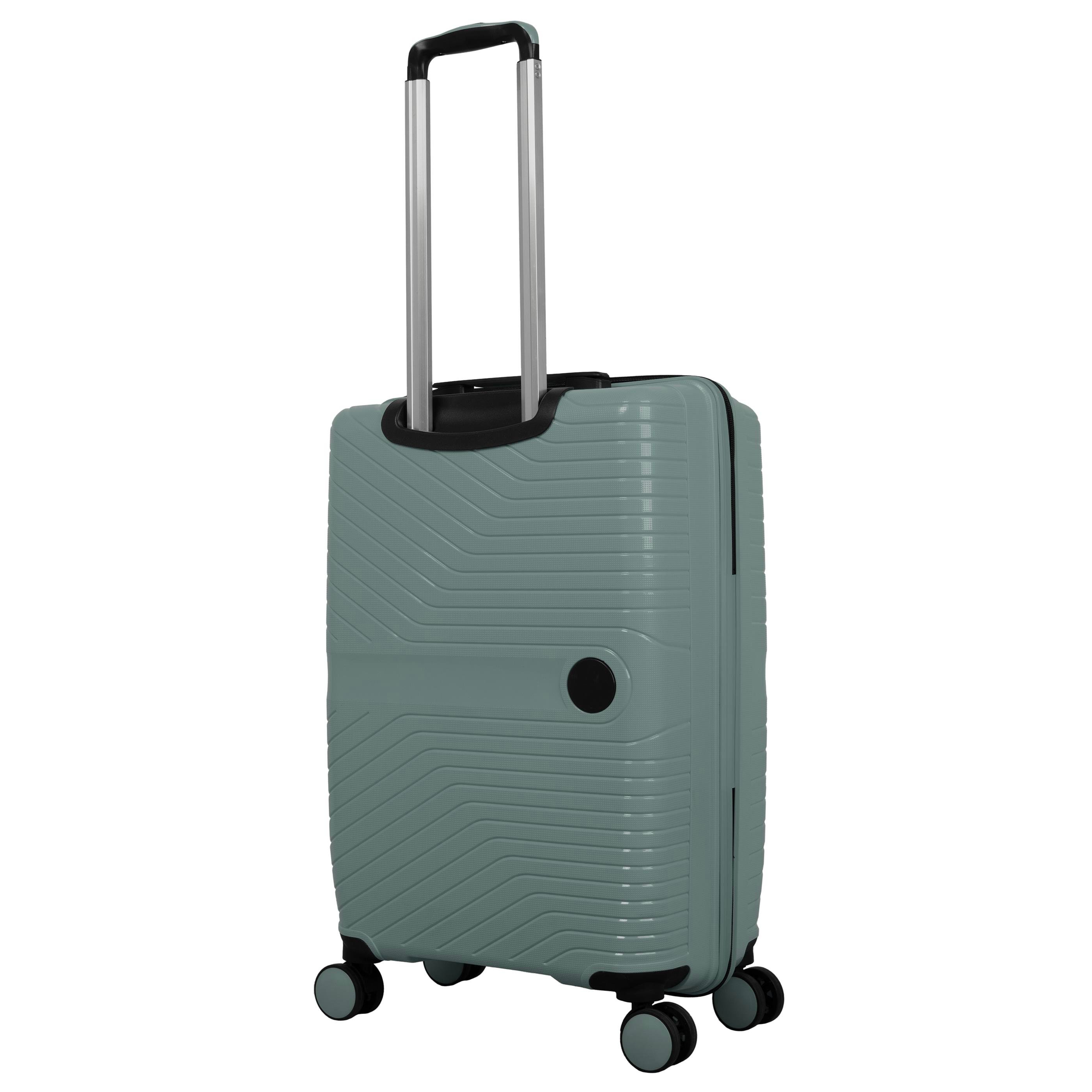 Büyük Orta ve KabinNASA U.S PP - SİLİKON KIRILMAZ 3 LÜ VALİZ SETİ MİNT YEŞİLİ